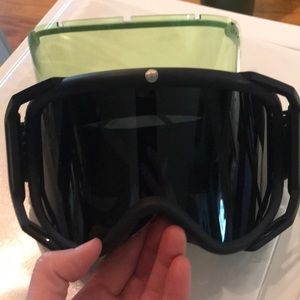 Electric ski goggles